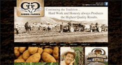 Desktop Screenshot of gibbsfarms.com
